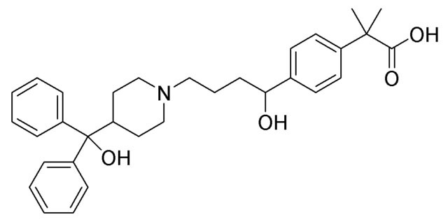 Fexofenadine structure